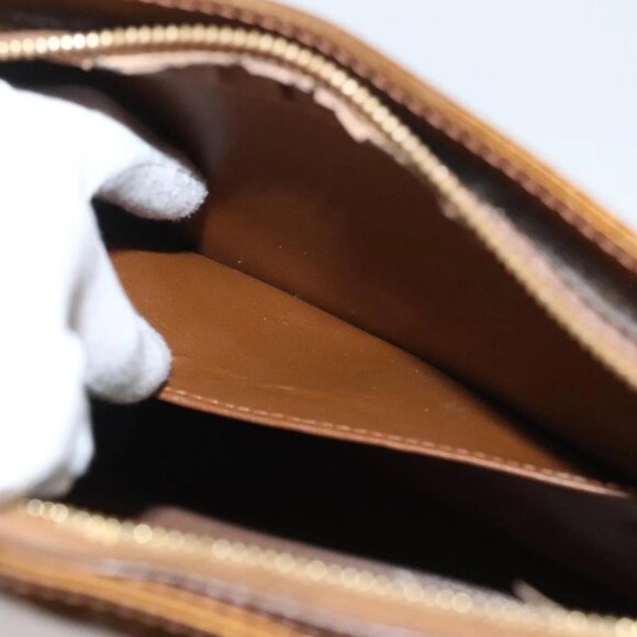 LOUIS VUITTON Monogram Vernis Houston Hand Bag Bronze - Picture 14 of 16